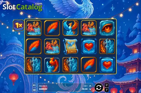 Скрин2. Phoenix Winter Parade слот