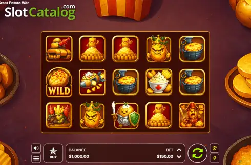 Скрин2. The Great Potato War слот