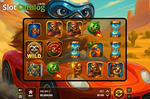 Скрин2. Sloth Rush слот