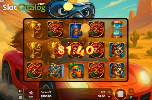 Скрин3. Sloth Rush слот