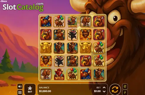 Скрин2. Buffalo Blaze (18Gaming) слот