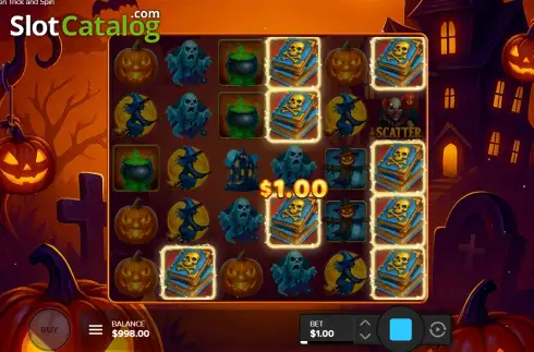 Скрин3. Halloween Trick and Spin слот