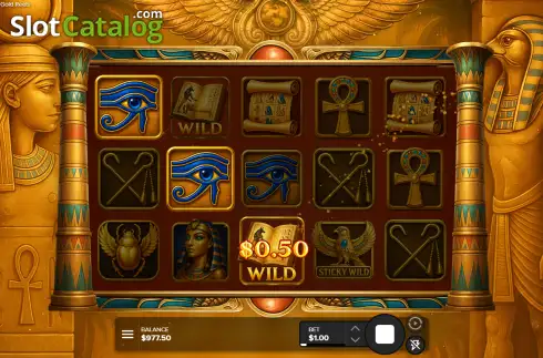 Скрин3. Egyptian Gold Reels слот