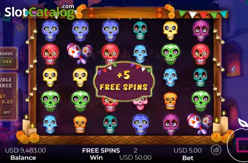 Скрин3. Lucky Skulls Bonanza слот