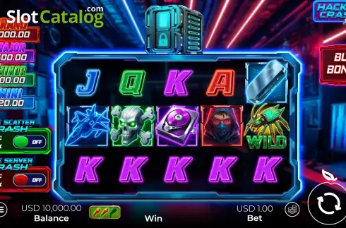 Скрин2. Hacker Crash Jackpot слот