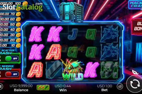Скрин3. Hacker Crash Jackpot слот