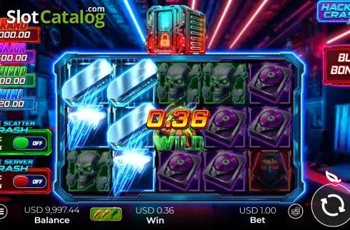 Скрин5. Hacker Crash Jackpot слот