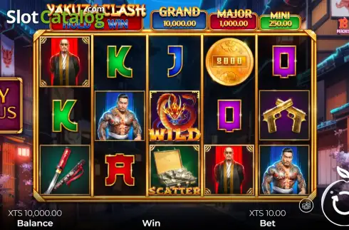 Скрин2. Yakuza Clash Hold & Win слот