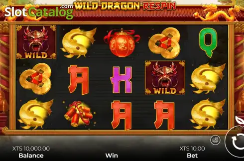 Скрин2. Wild Dragon Respin слот