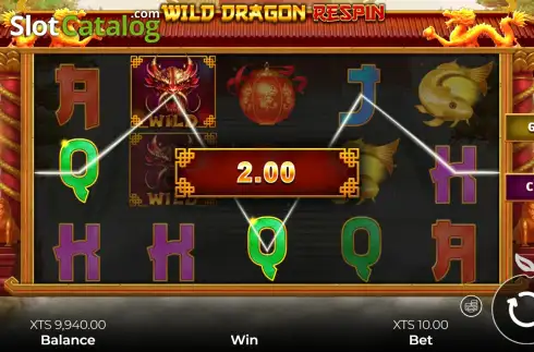 Скрин3. Wild Dragon Respin слот