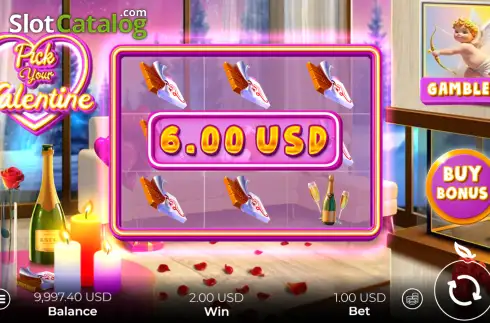 Скрин3. Pick Your Valentine слот