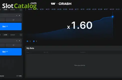 Скрин2. Crash (1Win Games) слот