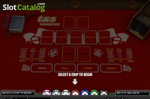 Скрин2. Texas Hold'em (1X2gaming) слот