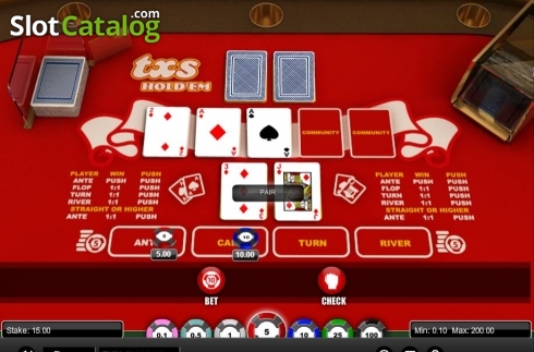 Скрин4. Texas Hold'em (1X2gaming) слот