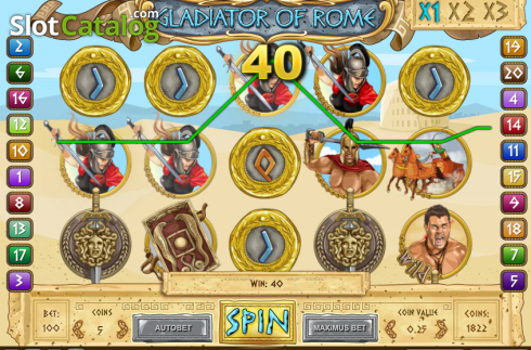 Скрин6. Gladiator of Rome слот