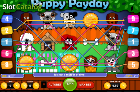 Скрин5. Puppy Payday слот