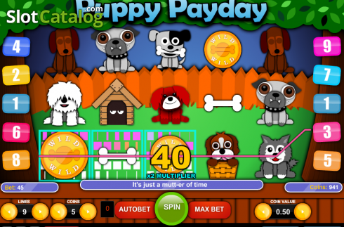 Скрин6. Puppy Payday слот