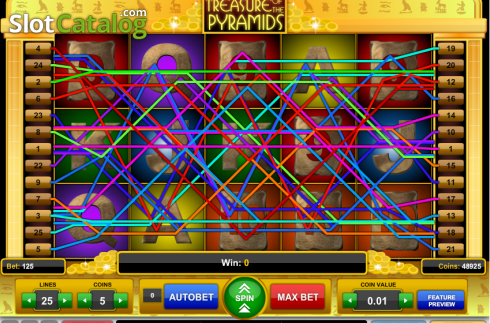 Скрин5. Treasure of the Pyramids слот