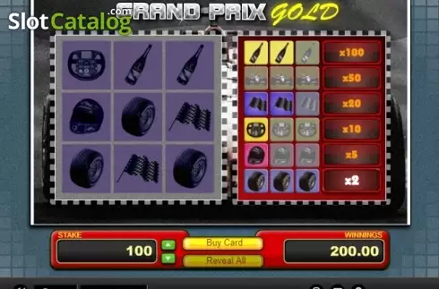 Скрин3. Grand Prix Gold слот