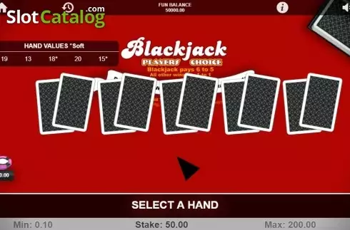 Скрин3. Blackjack Players Choise (1X2gaming) слот