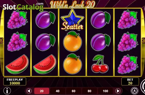 Скрин2. Wild'n Luck 20 слот