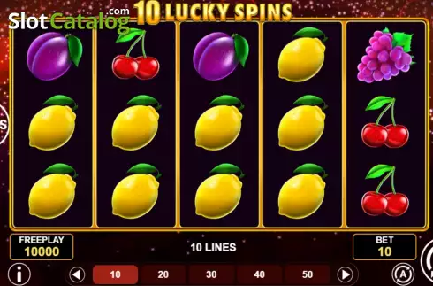 Скрин2. 10 Lucky Spins слот