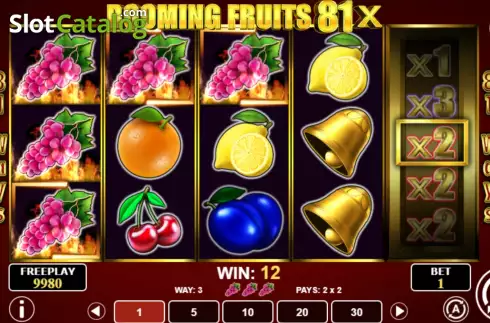 Скрин4. Booming Fruits 81x слот