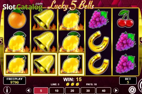 Скрин3. Lucky 5 Bells слот