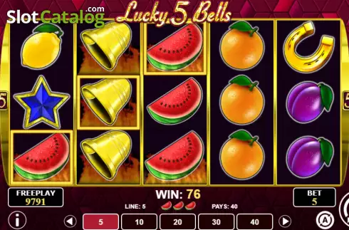 Скрин5. Lucky 5 Bells слот