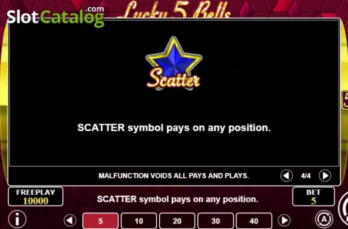Скрин9. Lucky 5 Bells слот