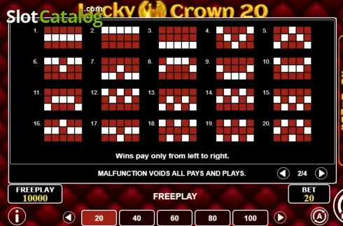 Скрин7. Lucky Crown 20 слот