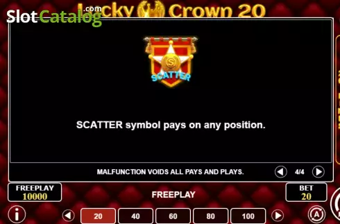 Скрин9. Lucky Crown 20 слот