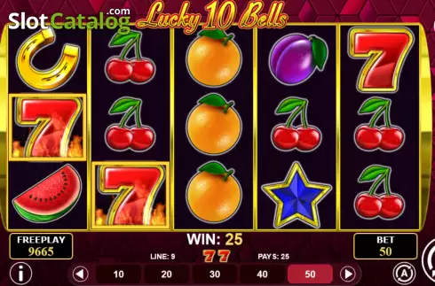 Скрин3. Lucky 10 Bells слот