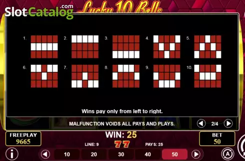 Скрин7. Lucky 10 Bells слот