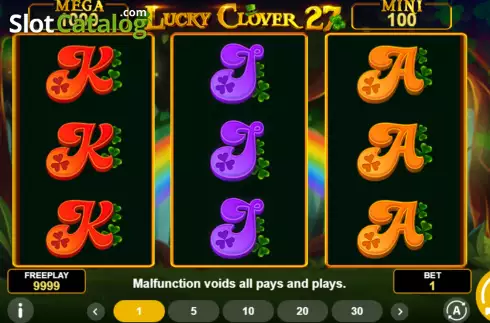 Скрин2. Lucky Clover 27 слот