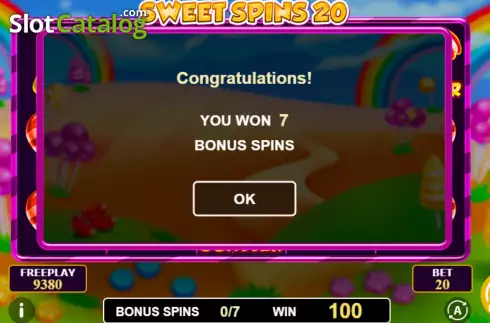 Скрин5. Sweet Spins 20 слот