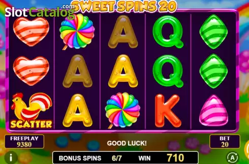 Скрин7. Sweet Spins 20 слот
