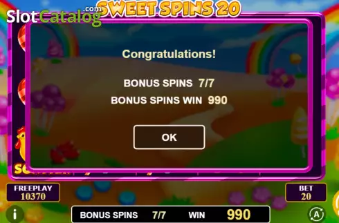 Скрин8. Sweet Spins 20 слот