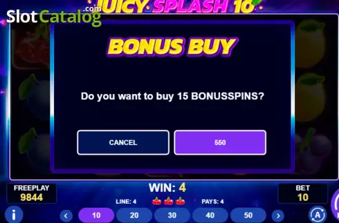 Скрин5. Juicy Splash 10 слот