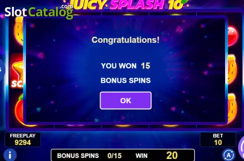 Скрин6. Juicy Splash 10 слот