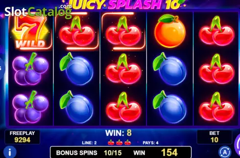 Скрин7. Juicy Splash 10 слот