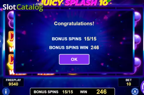Скрин9. Juicy Splash 10 слот