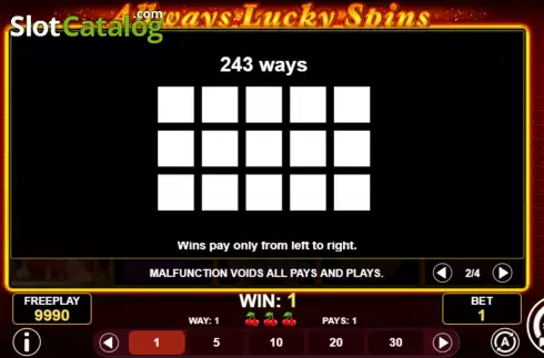 Скрин6. Allways Lucky Spins слот