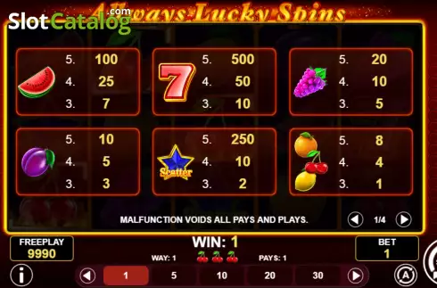 Скрин5. Allways Lucky Spins слот