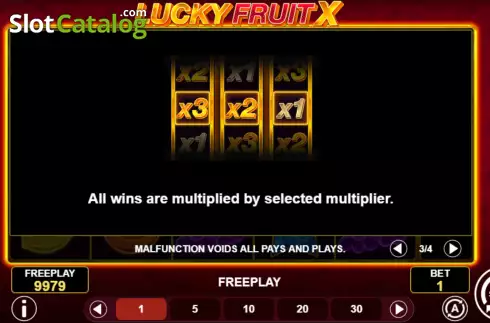 Скрин7. Lucky Fruit X слот