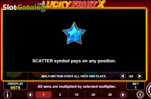 Скрин8. Lucky Fruit X слот