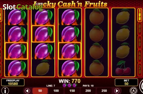 Скрин4. Lucky Cash'n Fruits слот