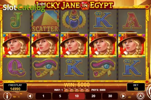 Скрин6. Lucky Jane in Egypt слот