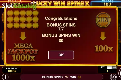 Скрин3. Lucky Win Spins X слот