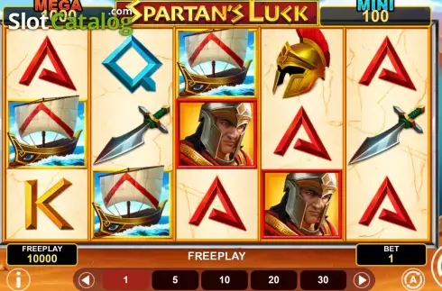 Скрин2. Spartans Luck Hold And Win слот